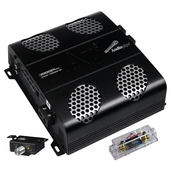 Audiopipe APHF-3000D-H1 | 3000W Full Range Monoblock Amplifier | 1 Ohm