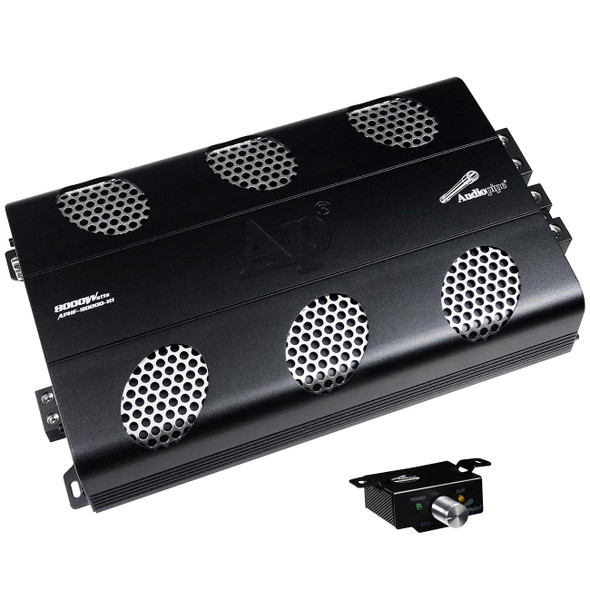Audiopipe APHF-8000D-H1 | 8000W Full Range Monoblock Amplifier | 1 Ohm