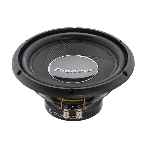 Pioneer TS-A25S4 Package | 10" 1200W S4 Subwoofer & QPower HD Sealed Box