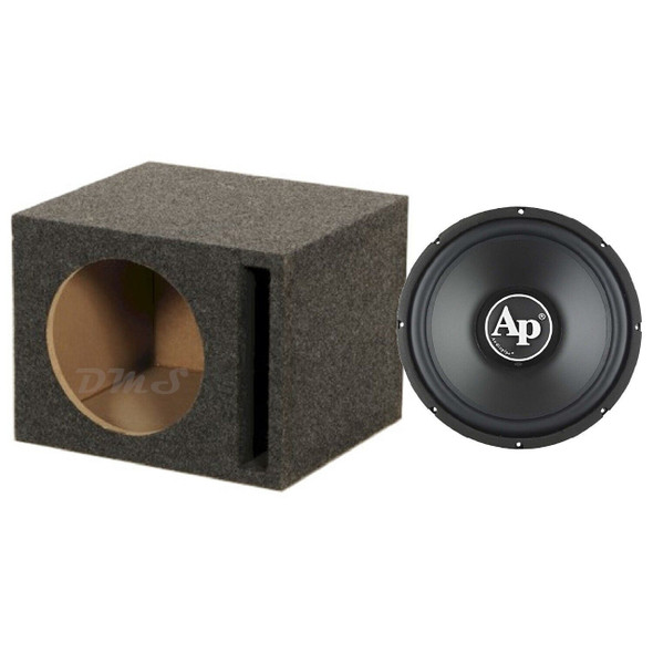 Audiopipe TS-PP2-12-D4 Package | 12" 1000W D4 Subwoofer & QPower Ported Box