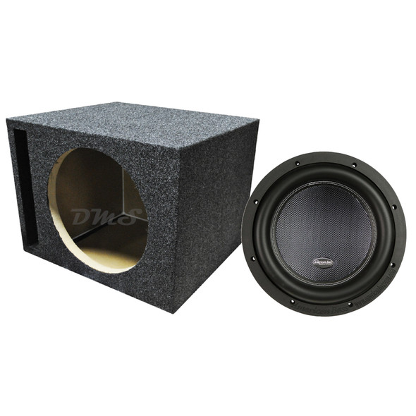 American Bass XR 10 Package | 10" 2000W D2 Subwoofer & QPower HD Ported Box