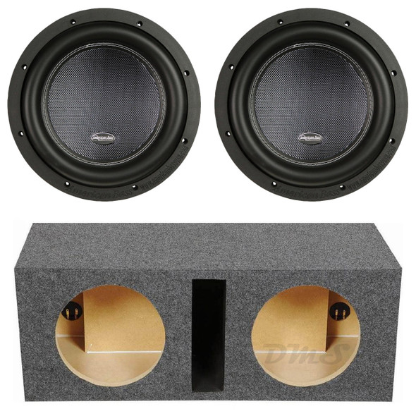 American Bass XR 10 Package | Dual 10" 2000W D4 Subwoofers & QPower HD Ported Box