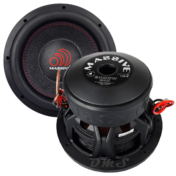 Massive Audio KILOX 10 Inch 2000W DVC 4 Ohm Subwoofer | KILOX104