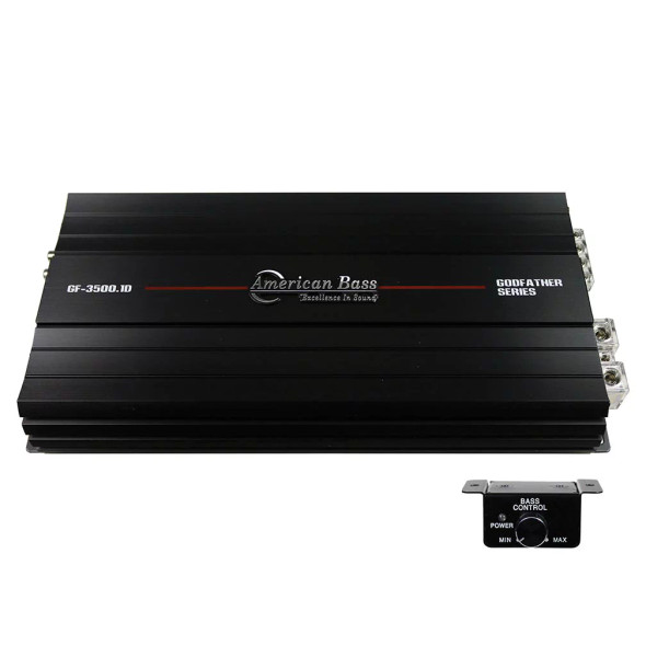 American Bass Godfather 3500.1D | 3047W RMS Monoblock Subwoofer Amplifier | GF35001D