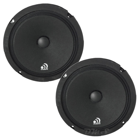 Massive Audio M6C | 6.5 Inch 140W 8 Ohm Pro Audio Midrange Speakers (Pair)