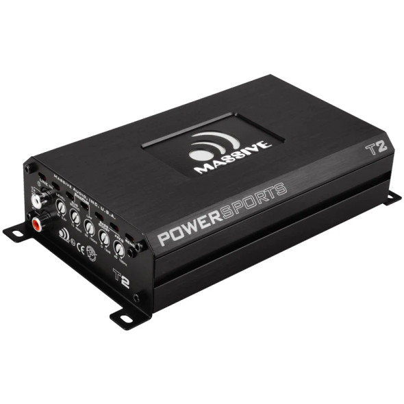 Massive Audio Trident T2 | 1600W Max Monoblock Subwoofer Amplifier | Marine Powersports