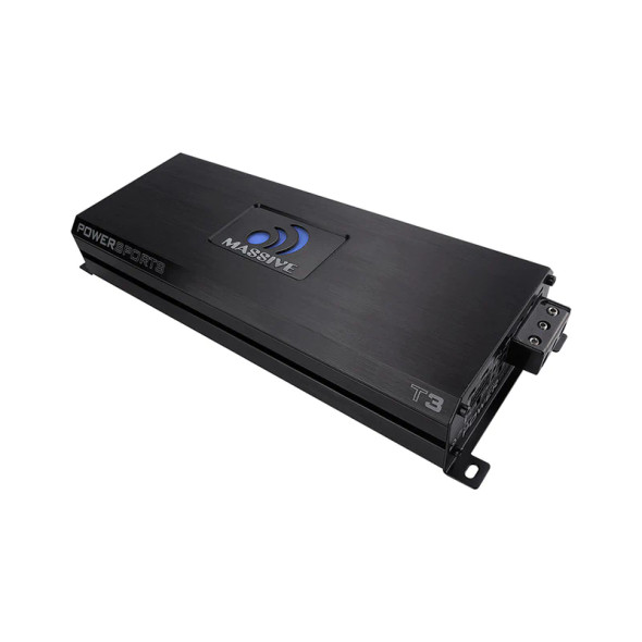 Massive Audio Trident T3 | 2800W Max Monoblock Subwoofer Amplifier | Marine Powersports