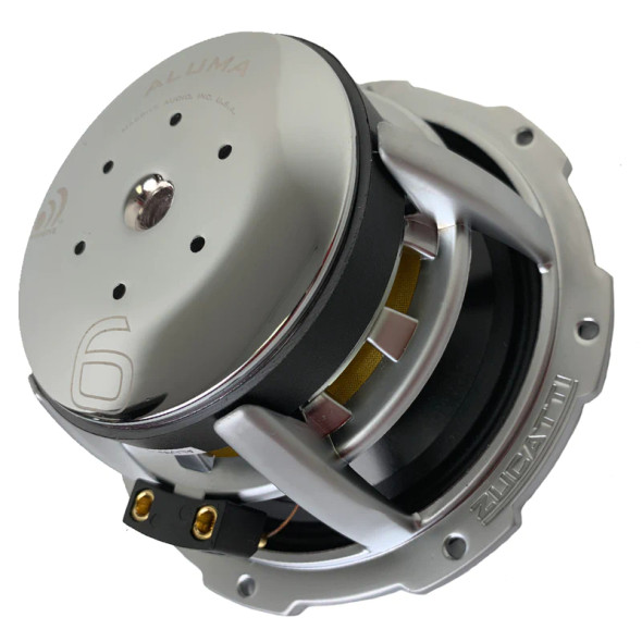 Massive Audio ALUMA6 | 6.5 Inch 500W 2 Ohm 2-Way Component Speakers Kit