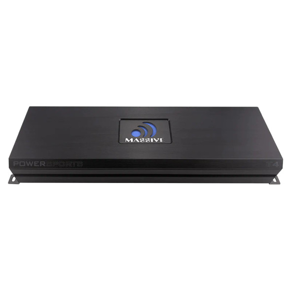 Massive Audio Trident T4 | 4000W Max Monoblock Subwoofer Amplifier | Marine Powersports