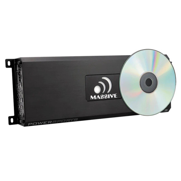 Massive Audio Trident TX5 | 1560W 5 Channel Full Range Amplifier | Marine Powersports