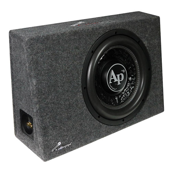 Audiopipe APSB-SP12SLM | 12 Inch 800W 4 Ohm Loaded Sealed Passive Shallow Truck Subwoofer
