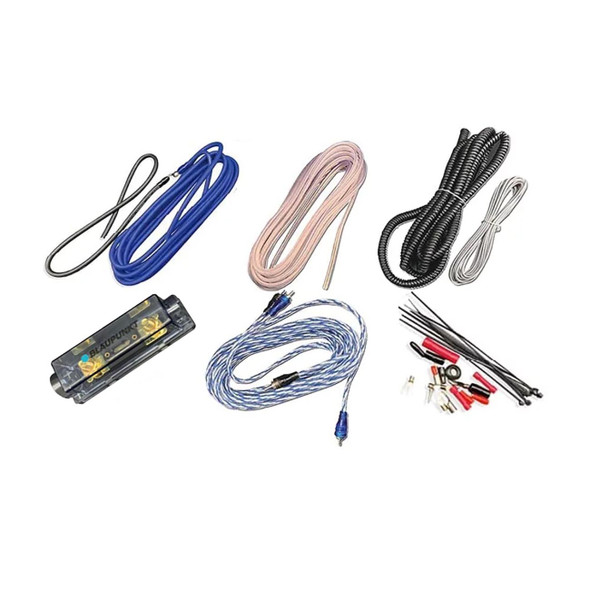 Blaupunkt AMK400 | OFC 4 Gauge 3200W Complete Amplifier Wiring Kit | Blue