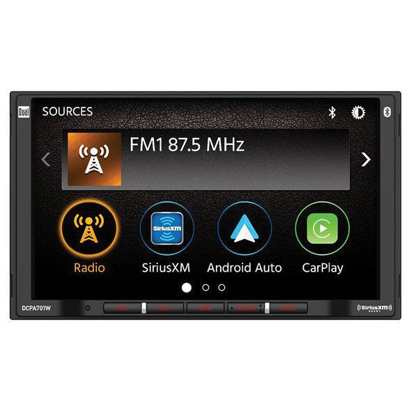 Dual DCPA701W | 7 Inch Double Din Touchscreen Multi-Media WiFi Head Unit Car Radio