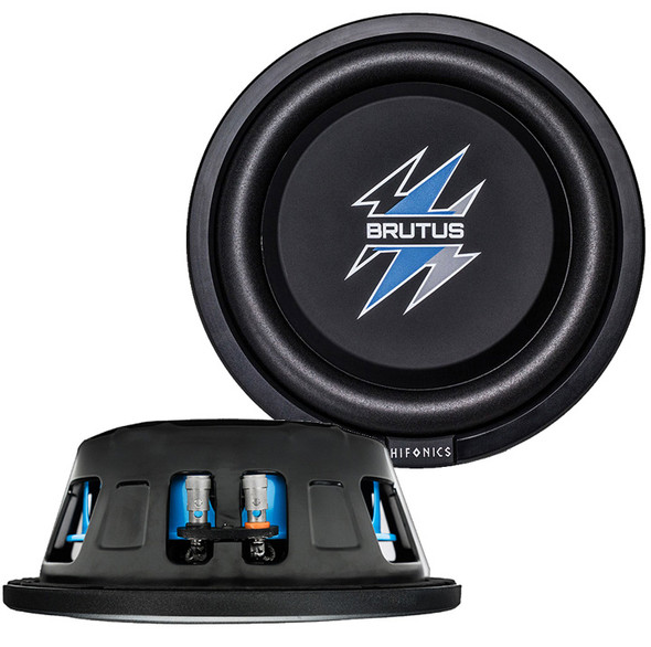 Hifonics Brutus BXS8D4 | 8 Inch 400W DVC 4 Ohm Shallow Slim Subwoofer