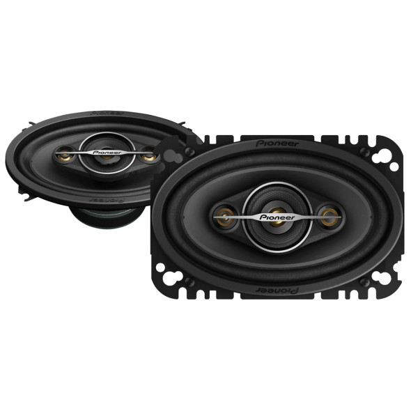 Pioneer TS-A4671F | 4x6 Inch 210W 4 Ohm 4-Way Coaxial Speakers (Pair)