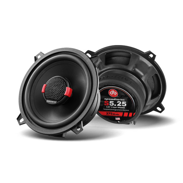 DB Drive S5.25 | 5.25 Inch 275W 4 Ohm 2-Way Coaxial Speakers (Pair)