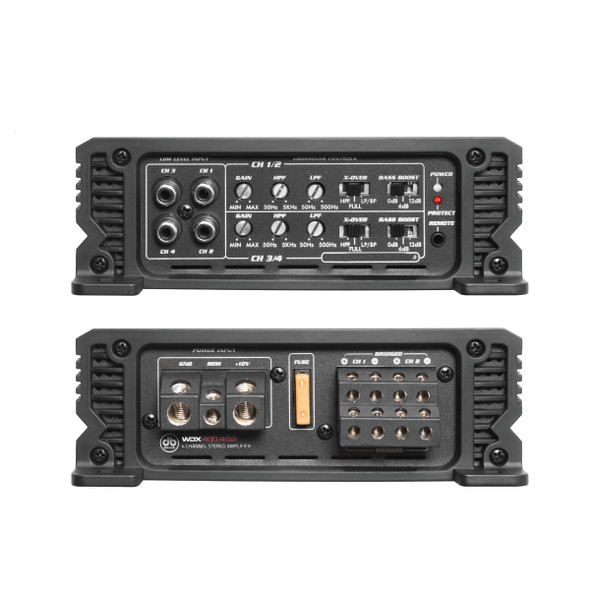 DB Drive WDX 400.4G2 | 1200W Max 4 Channel Full Range Amplifier