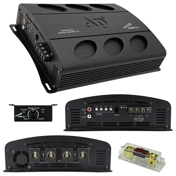 Audiopipe APHD-50001-F1 | 5000W RMS Monoblock Full Range Amplifier | 1 Ohm
