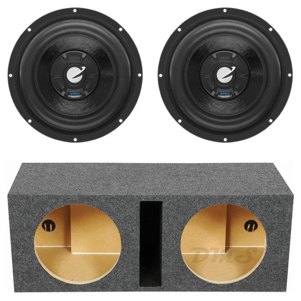 Planet Audio Big Bang 12 Package | Dual 12" 2500W D4 Subwoofers & QPower HD Ported Box