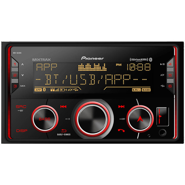 Pioneer MVH-S620BS | Double Din Multi-Media Bluetooth Head Unit Car Radio