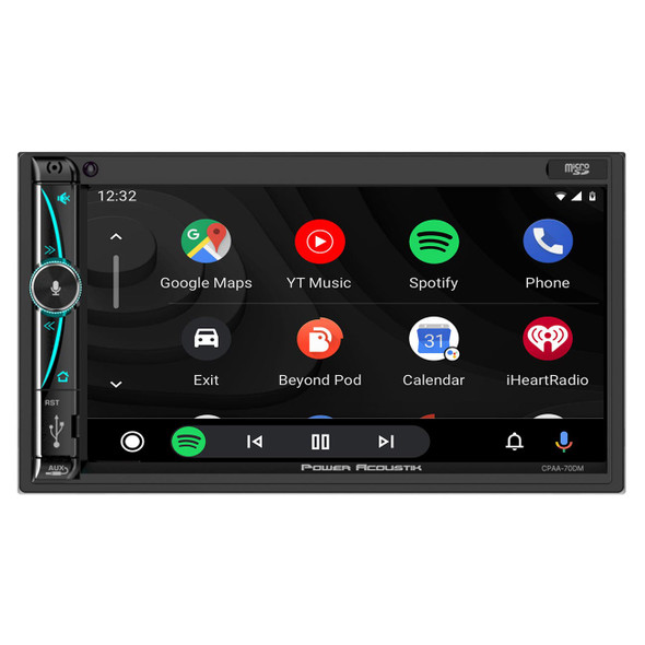 Power Acoustik CPAA-70DM | 7 Inch Double Din Touchscreen Apple & Android Car Head Unit
