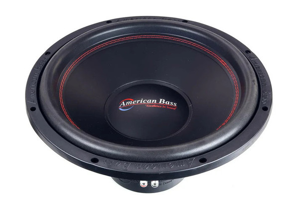 American Bass XO 15 Package | 15" 1000W D4 Subwoofer & QBomb Kerf Ported Box