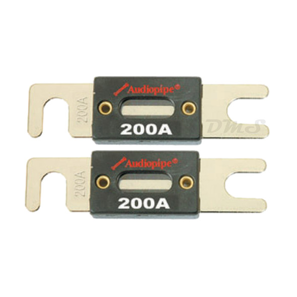 Audiopipe ANE200A | 200 Amp ANL Style Gold Plated Fuse (2 Pack)