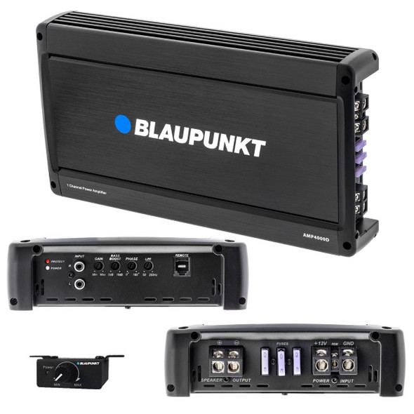 Crunch GTRII-4000.1D | 4000W Max Monoblock Subwoofer Amplifier