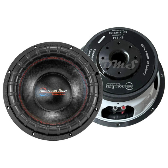 American Bass ELITE 12 Inch 2400W DVC 4 Ohm Subwoofer | E1244
