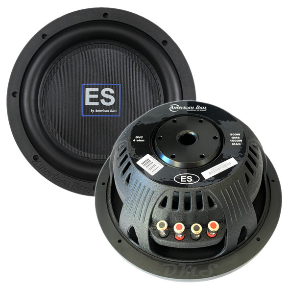American Bass ES 12 Inch 1600W DVC 4 Ohm Shallow Slim Subwoofer | ES1244