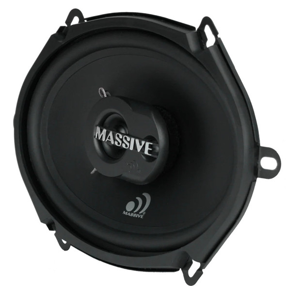 Massive Audio MX57 V2 | 5x7 Inch 220W 4 Ohm 3-Way Coaxial Speakers (4 Pack)