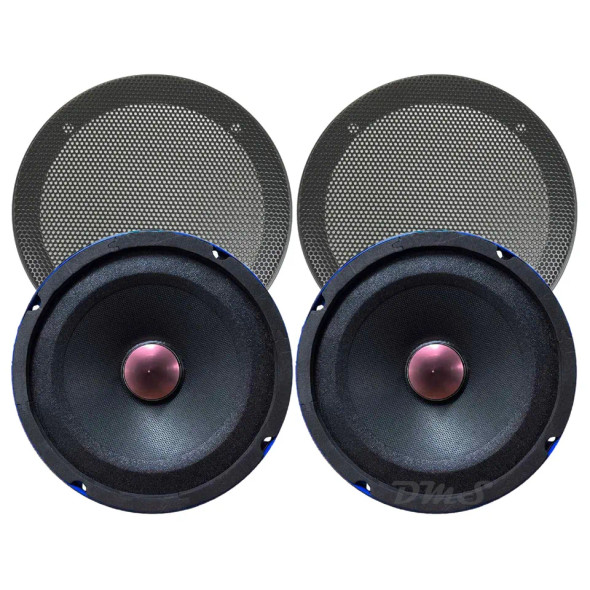 American Bass SQ-6B | 6 Inch 300W 8 Ohm Sealed Back Pro Speakers (Pair)