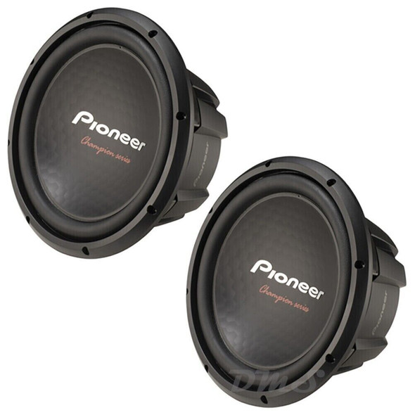 Pioneer Champion 12 Inch 1600W DVC 4 Ohm Subwoofers | TS-A301D4 (Pair)