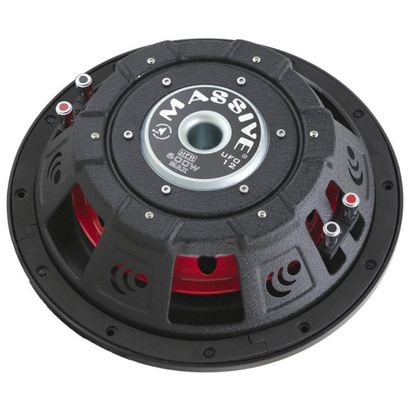 Massive Audio UFO 12 Inch 600W DVC 4 Ohm Slim Subwoofers | UFO12 (Pair)