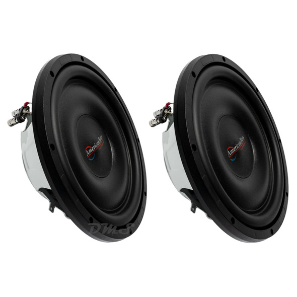 American Bass Titanium 12 Inch Slim 1200W DVC 4 Ohm Shallow Subwoofers | TM1244 (Pair)