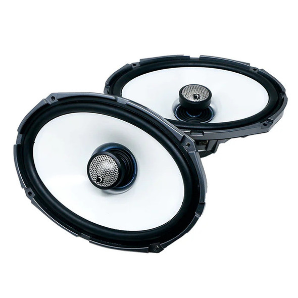 Diamond Audio HXM69F4 | 6x9 Inch 300W 4 Ohm Coaxial Marine Speakers w/LED (Pair)