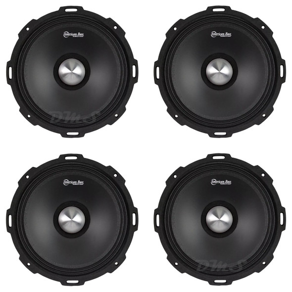 American Bass Godfather 10 Inch 1000W 4 Ohm Pro Midrange Speakers | GF10MR (4 Pack)