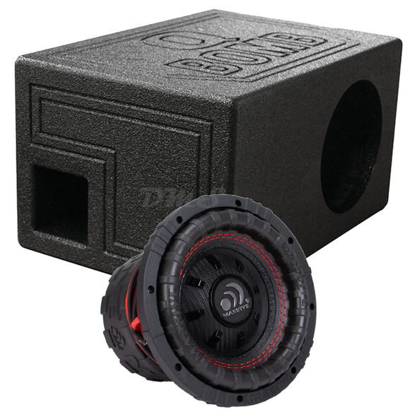Massive Audio GTR 8 Package | 8" 1000W D4 Subwoofer & QBomb Ported Box Main Photo