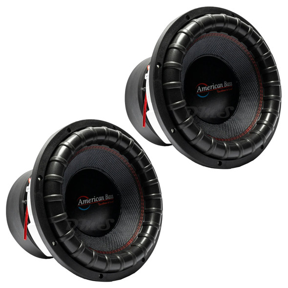 American Bass Godfather 12 Inch 8000W DVC 1 Ohm Subwoofers | GF1211 V3 (Pair)