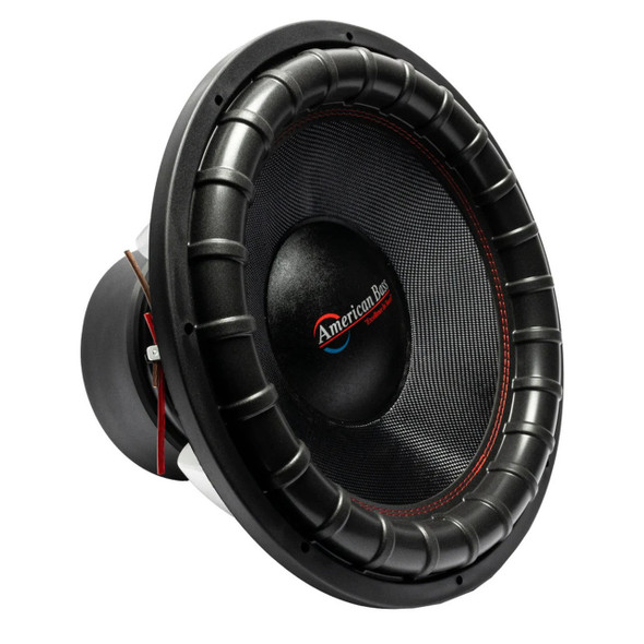 American Bass Godfather 18 Inch 6000W DVC 1 Ohm Subwoofers | GF1811 (Pair) angled photo of subwoofer