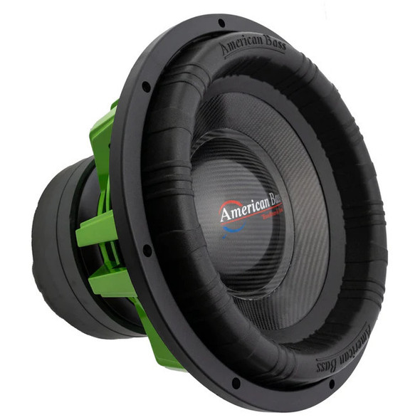 American Bass GODZILLA 15 Inch 12,000W DVC 1 Ohm Subwoofers | GODZILLA15D1 (Pair) angled photo of subwoofer
