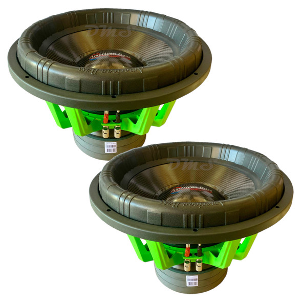 American Bass GODZILLA 15 Inch 12,000W DVC 2 Ohm Subwoofers