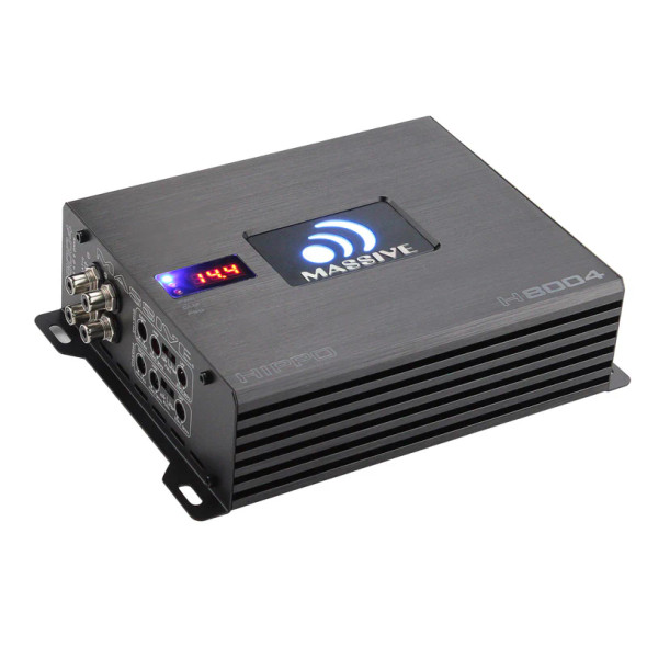Massive Audio HIPPO H8004 | 900W RMS 4 Channel Full Range Amplifier