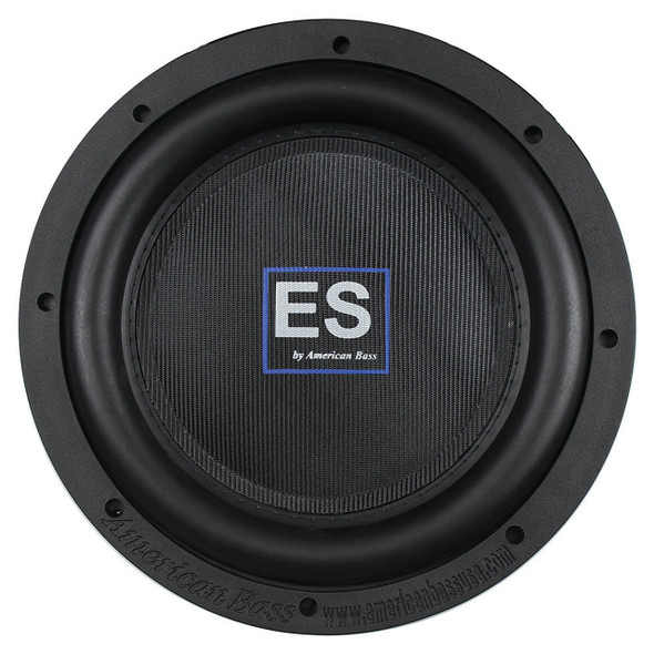 American Bass ES 10 Inch 1000W DVC 2 Ohm Shallow Slim Subwoofers | ES1022 (Pair) front photo of subwoofer