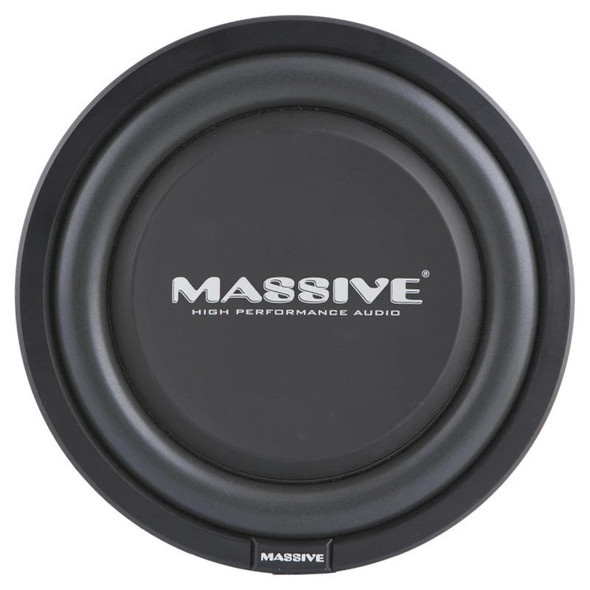 Massive Audio UFO 12 Package | 12" 600W D4 Slim Subwoofer & QBomb Ported Truck Box FRONT PHOTO OF SUBWOOFER
