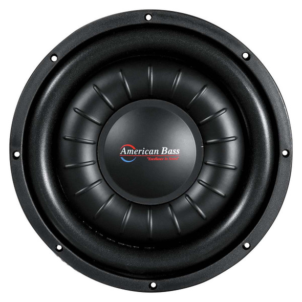 American Bass HAWK Slim 10 Package | 10" 1500W D4 Shallow Subwoofer & QBomb Sealed Downfire Box PHOTO OF SUBWOOFER