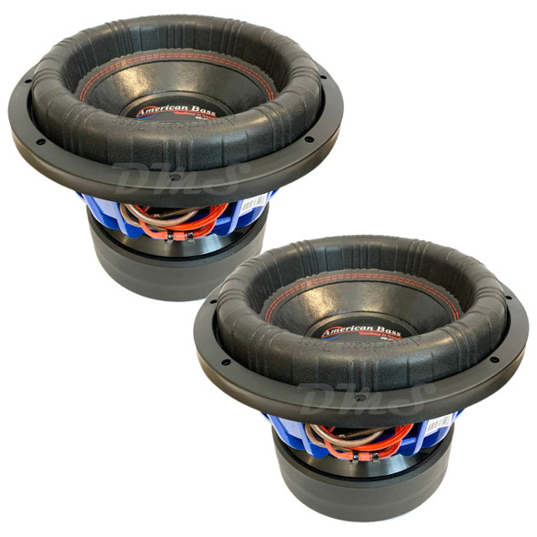American Bass HD 12 Inch 4000W DVC 1 Ohm Subwoofers | HD12D1V3 (Pair)