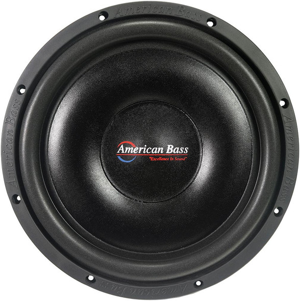 American Bass SL 12 Package | 12" 600W S4 Slim Subwoofer & QPower Ported Slim Box FRONT PHOTO OF SUBWOOFER