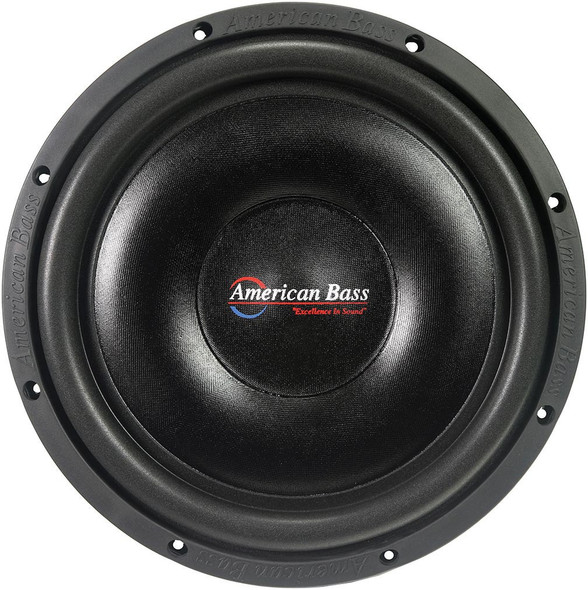 American Bass SL 12 Package | 12" 600W D4 Slim Subwoofer & QBomb Sealed Downfire Box FRONT PHOTO OF SUBWOOFER