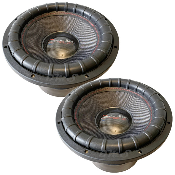 American Bass VFL COMP Signature 18 Inch 11,000W DVC 2 Ohm Subwoofers | VFLCOMP18D2SIG (Pair)